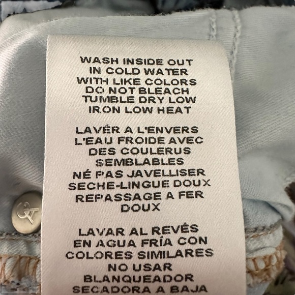 Good American Good Classic Jeans in Indigo267 High Rise Split Hem Size 14/32 - Picture 13 of 14